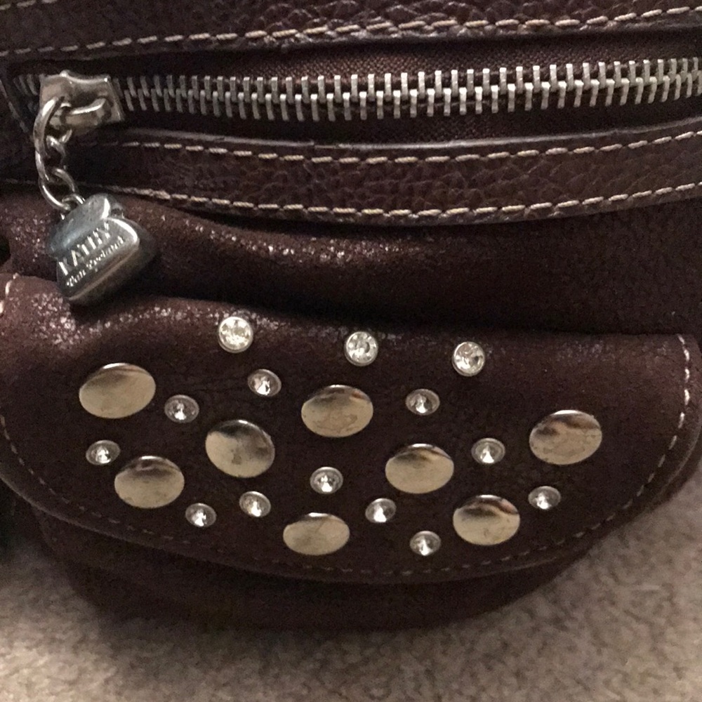 Brown embellished crossbody - Picture 4 of 7